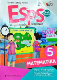 Image of ESPS MATEMATIKA UNTUK SD/MI KELAS V KURIKULUM 2013