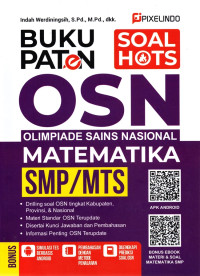 Image of Buku Paten OSN Matematika SMP/Mts Soal HOTS