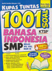 Image of Kupas Tuntas 1001 Bahasa Indonesia SMP