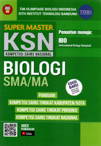 Image of SUPER MASTER KSN (KOMPETISI SAINS NASIONAL) BIOLOGI SMA/MA