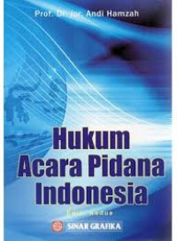 Image of Hukum Acara Pidana Indonesia Edisi Kedua