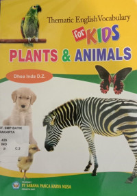 Image of Thematic  English Vocabulary for Kids Plant and Animals